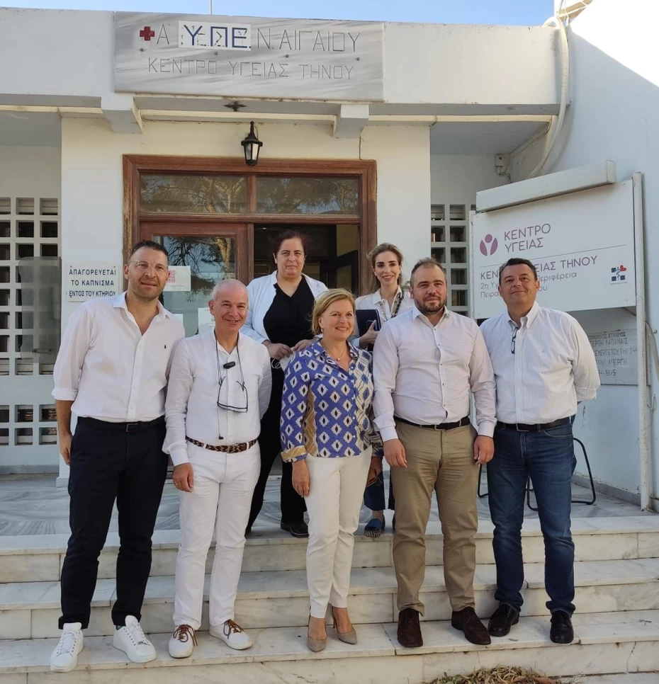 Επίσκεψη Αναπληρώτριας Υπουργού Υγείας Μίνας Γκάγκα στην Τήνο 