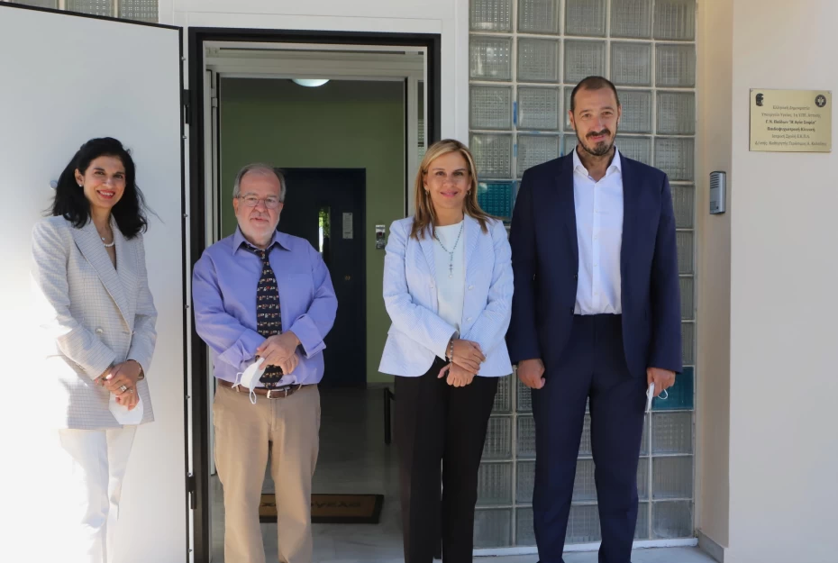 Επίσκεψη της Υφυπουργού Υγείας  Ζωής Ράπτη στη Ψυχιατρική Κλινική του Γενικού Νοσοκομείου Παίδων «Η Αγία Σοφία», στο Χαλάνδρι