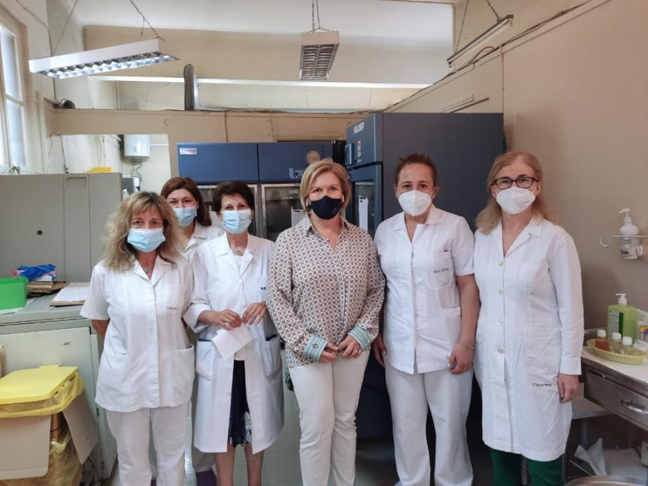 Επίσκεψη Αναπληρώτριας Υπουργού Υγείας Μίνας Γκάγκα στο Νοσοκομείο ΕΛΠΙΣ
