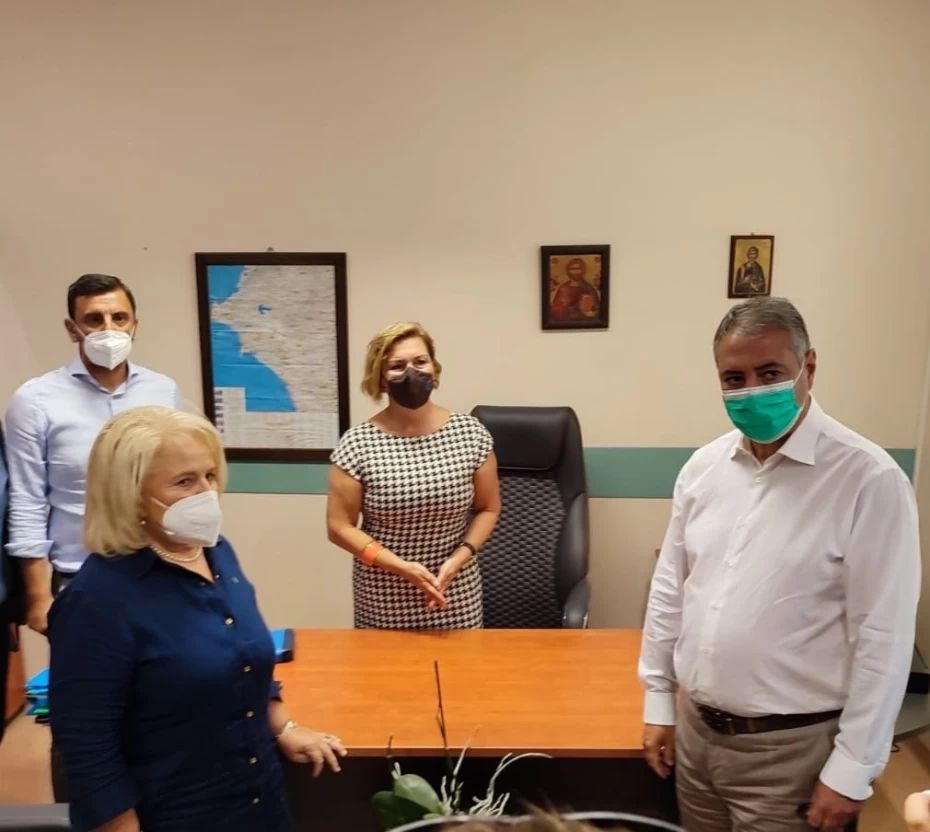 Επίσκεψη της Αναπληρώτριας Υπουργού Υγείας Μίνας Γκάγκα στον Νομό Ηλείας
