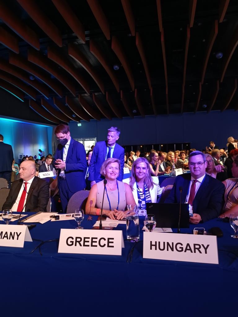 Η Αναπληρώτρια Υπουργός Υγείας Μίνα Γκάγκα και η Υφυπουργός Υγείας Ζωή Ράπτη στο 72ο Ευρωπαϊκό Συνέδριο του Παγκόσμιου Οργανισμού Υγείας