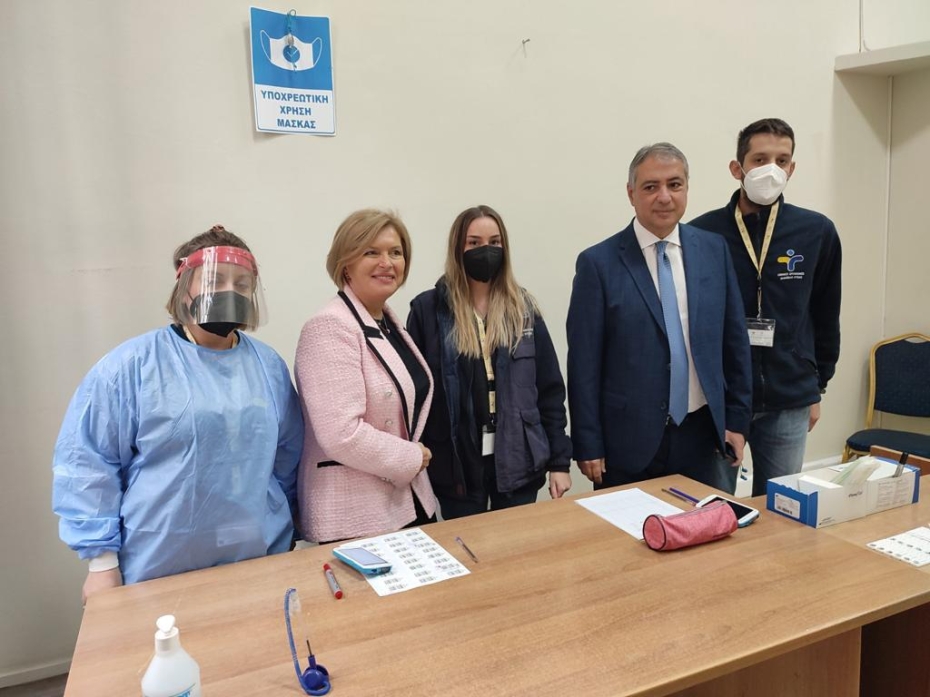 Επίσκεψη αναπληρώτριας υπουργού υγείας στην Πάτρα