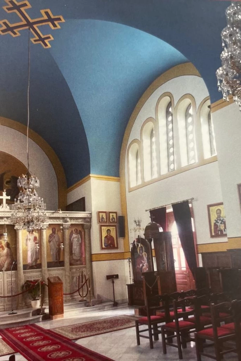 Ανακαίνιση Ιερού Ναού Ευαγγελισμού από τον εφοπλιστή Νίκο Πατέρα