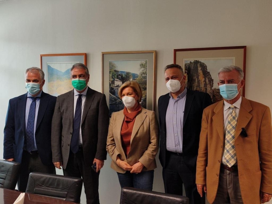 Επίσκεψη Αναπληρώτριας Υπουργού Υγείας Μίνας Γκάγκα στο Γ. Ν. Ιωαννίνων «Γ. Χατζηκώστα»