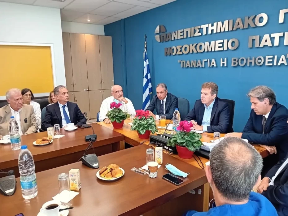 Επίσκεψη Υπουργού Υγείας, Μιχάλη Χρυσοχοΐδη στις δομές υγείας της Πάτρας