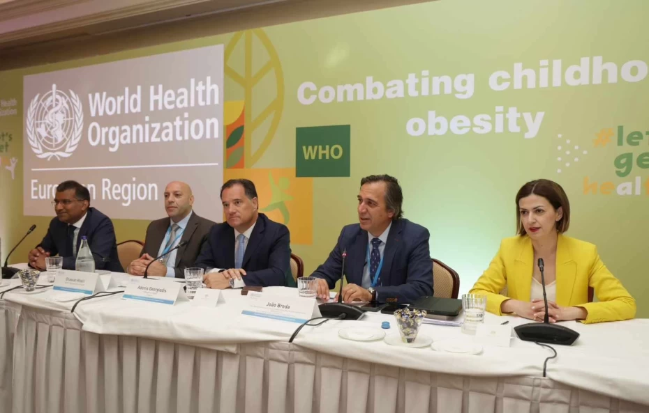 Με τη συμμετοχή της πολιτικής ηγεσίας του Υπουργείου Υγείας η ημερίδα του ΠΟΥ- Ευρώπης για την καταπολέμηση της παιδικής παχυσαρκίας