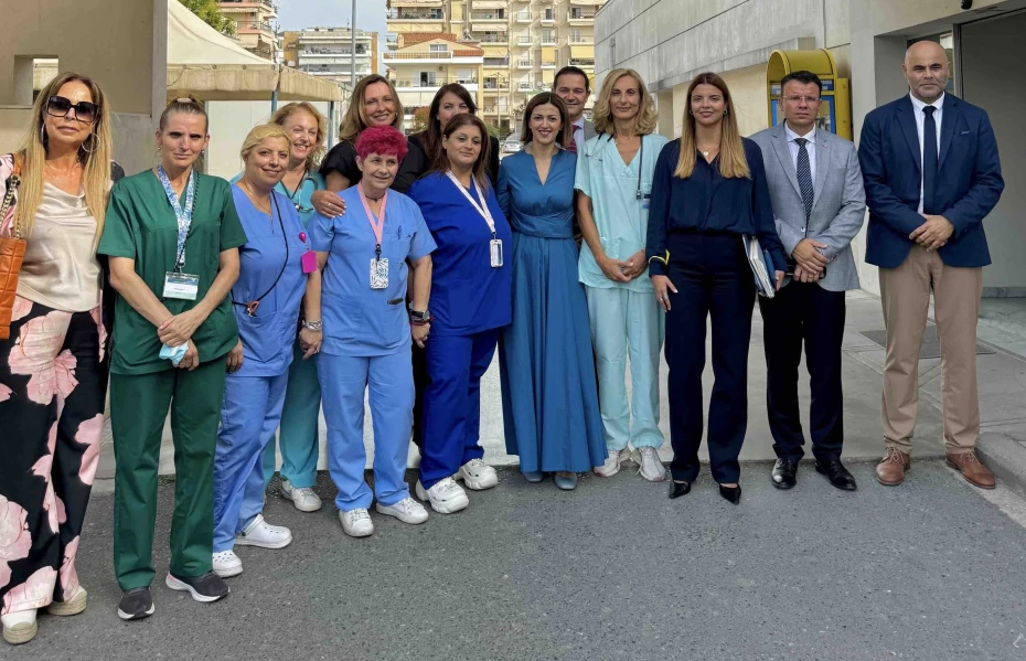 Επίσκεψη της Αναπληρώτριας Υπουργού Υγείας Ειρήνης Αγαπηδάκη στο Κέντρο Υγείας Ευόσμου