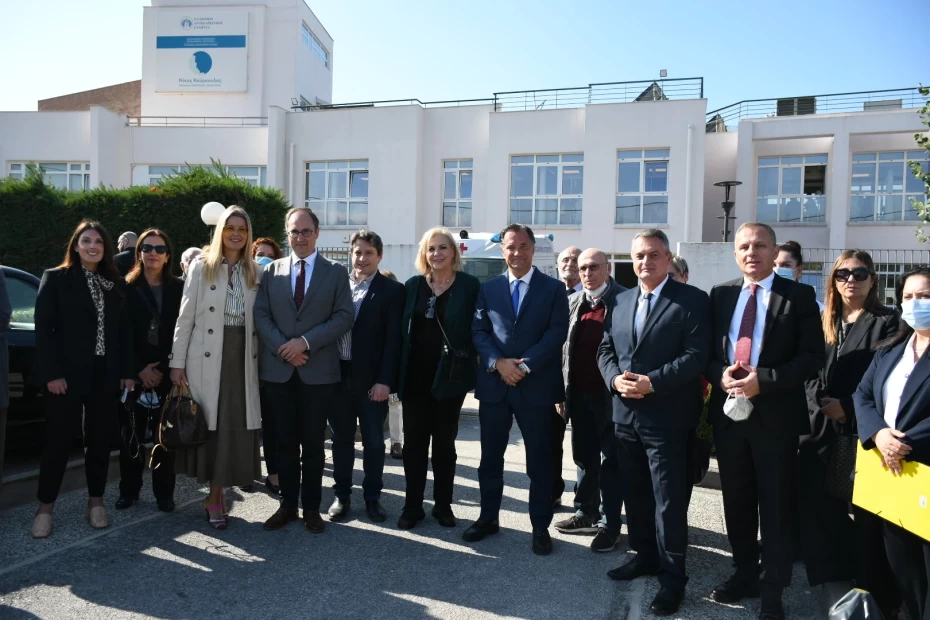 Επίσκεψη του Υπουργού Υγείας Άδωνι Γεωργιάδη στο ΑΝΘ «Θεαγένειο» για την έναρξη της πιλοτικής εφαρμογής του προγράμματος «ΟΙΚΟΘΕΝ»