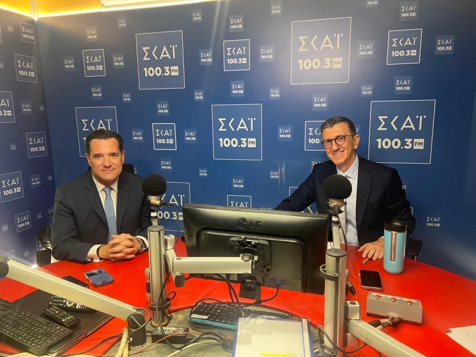 Σημεία συνέντευξης του Υπουργού Υγείας Άδωνι Γεωργιάδη στον δημοσιογράφο Άρη Πορτοσάλτε, στον ρ/σ ΣΚΑΪ 100,3