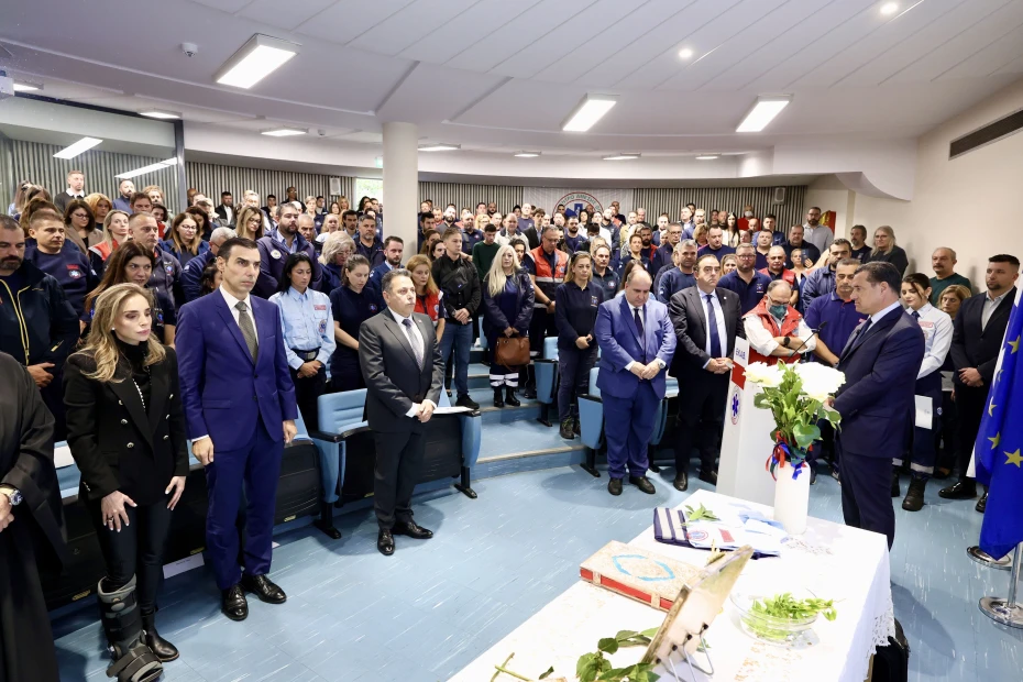 Ορκωμοσία  158 διασωστών -  Πληρωμάτων Ασθενοφόρων στο ΕΚΑΒ