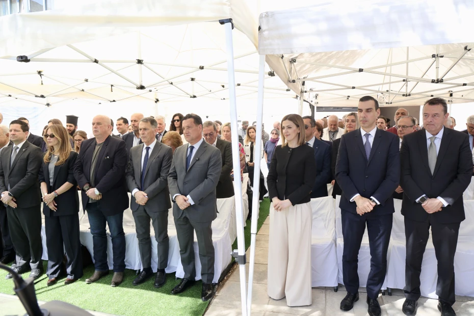 Τελετή αγιασμού των θεμελίων του Νέου Κτηριακού Συγκροτήματος στο Πανεπιστημιακό Γενικό Νοσοκομείο «Αττικόν», δωρεάς του Ιδρύματος Σταύρος Νιάρχος (ΙΣΝ)