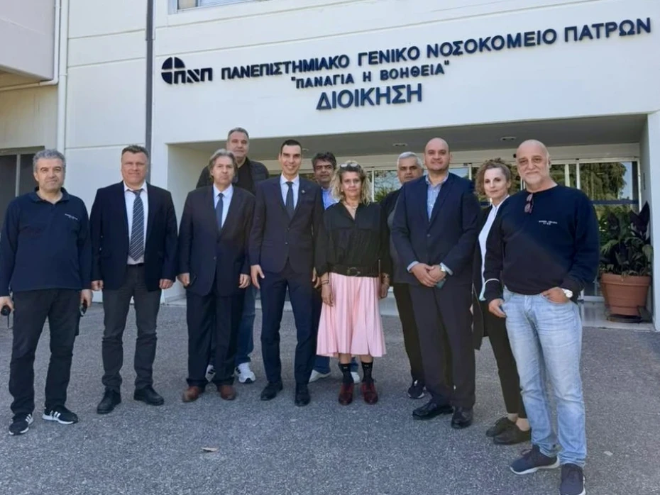 Επίσκεψη του Υφυπουργού Υγείας Μάριου Θεμιστοκλέους στο Πανεπιστημιακό ΓΝ Πατρών και στο ΓΝ Κεφαλονιάς