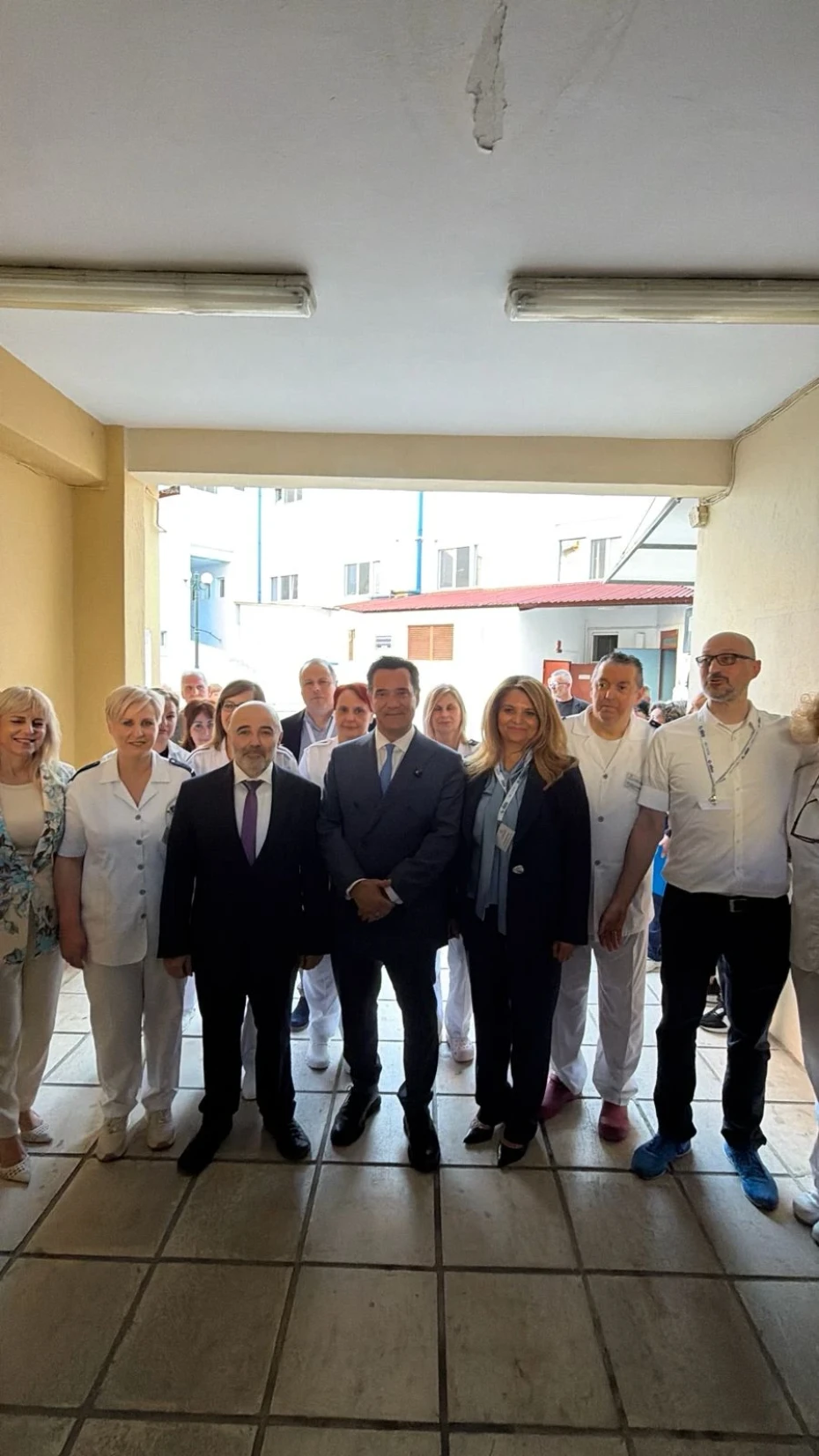 Επίσκεψη του Υπουργού Υγείας Άδωνι Γεωργιάδη στο Γ.Ν. Θεσσαλονίκης «Γ. Γεννηματάς» και στο Γ.Ν. Νάουσας