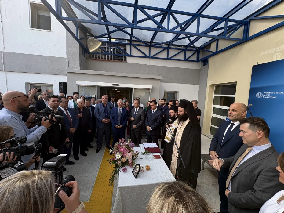 Επίσκεψη του Υπουργού Υγείας Άδωνι Γεωργιάδη στο Γ.Ν. Ημαθίας, στο Κ.Υ Κρύας Βρύσης και στο Γ.Ν. Γιαννιτσών